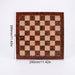 29x29cm Foldable 3‑in‑1 Wooden Chess, Checkers & Backgammon Board