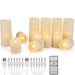 Rechargeable LED Tea Lights with Remote — Flameless Timer Candles (Warm & Colour)