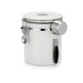 Airtight Stainless Steel Coffee Canister 22oz (1800ml) with Scoop — Black
