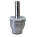 Stainless Steel Garlic Crusher with Covered Bowl — Manual Grinder for Garlic, Herbs & Spices
