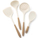 4-piece Silicone Kitchen Utensil Set — Pot Shovel, Slotted Spoon, Soup Spoon & Ladle