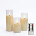LED Flameless Acrylic Candles with Remote & Timer – Flickering, Battery Powered