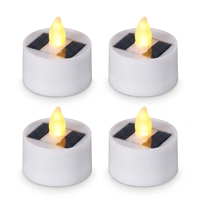 Solar LED Flameless Candle — Waterproof Outdoor Night Light for Parties