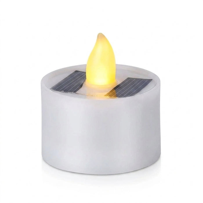 Solar LED Flameless Candle — Waterproof Outdoor Night Light for Parties