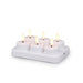 Rechargeable Flameless LED Tea Lights with Remote & Timer — 3D Flicker