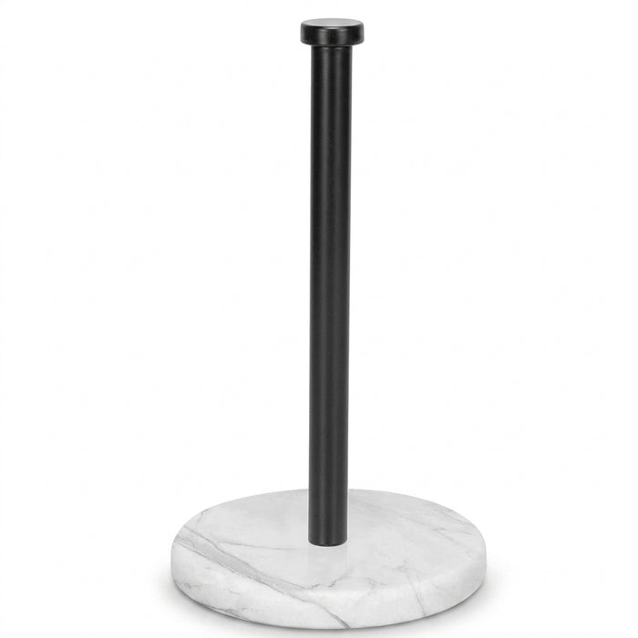 Marble Vertical Paper Towel & Plastic Wrap Rack — Brushed Gold