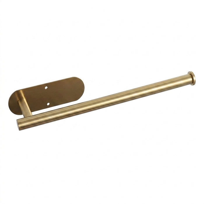Stainless Steel Paper Towel Holder – Adhesive or Screw-Fix Wall & Cabinet Mount