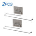 Drill-Free Stainless Steel Wall-Mounted Paper Towel & Toilet Roll Holder