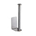 No‑Punch Stainless Steel Paper Towel Holder — Adhesive Kitchen Roll & Wrap Rack