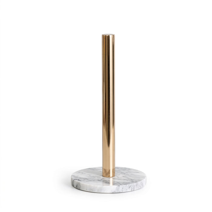 Marble Desktop Tissue Rack – Metal Paper Holder & Storage Shelf