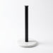Marble Perforation‑Free Vertical Roll Paper Rack — Nail‑Free Floor Holder for Kitchen Wraps