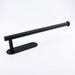 Adhesive Paper Towel & Toilet Roll Holder — ABS Plastic, 33cm, Black (Pack of 2)