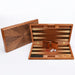Handmade Luxury Wooden Backgammon Set – Portable Family Travel Game (11–19in)