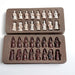Imitation Qing Bing Chess Set — Resin Pieces on Leather Board, 28×28 cm (11 inch)