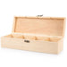 Four-Compartment Unfinished High-Grade Wood Tea & Keepsake Box