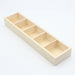 Solid Wood Retro Tea Bag Holder — Multi-Compartment Desktop Storage (White/Brown)