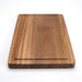 Beech & Walnut Wooden Cutting Board — Rectangle Chopping Block for Cheese & Meat
