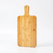 Bamboo Cutting Board with Handle — 11 x 5 inch Wooden Serving & Chopping Board