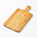 Bamboo Cutting Board with Handle — 11 x 5 inch Wooden Serving & Chopping Board