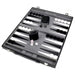 Classic Backgammon Set with PU Leather Folding Case – Portable Travel Game