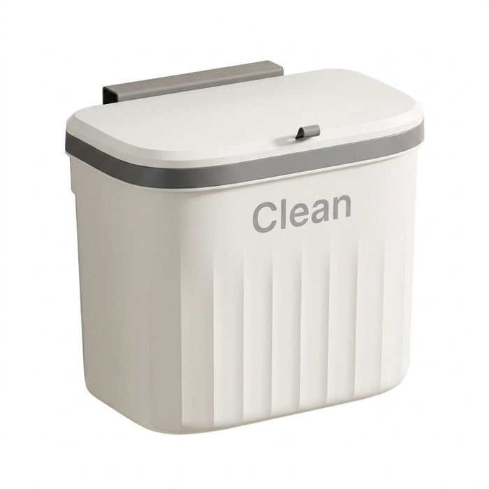 Hanging Bin for Cabinet Door – 8.5 L or 12 L, Wall‑Mounted with Lid