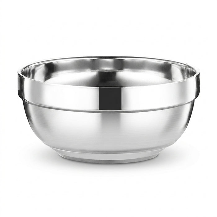 14.5cm Stainless Steel Bowl – Durable, Stackable for Mixing, Pickling, Salad & Fruit