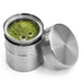 304 Stainless Steel Matcha Jar with 40‑Mesh Sieve — Airtight Tea & Powder Canister