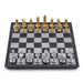 Magnetic Folding Chess Set — 25cm or 32cm, Gold & Silver Plastic Travel Board