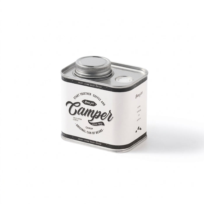 Sealed Coffee Bean Jar – Tinplate Storage, Moisture-Proof (Single or 2‑Pack)