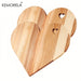 Heart-Shaped Acacia Wood Cutting Board – Bread & Cheese Platter (1 or 2 pcs)