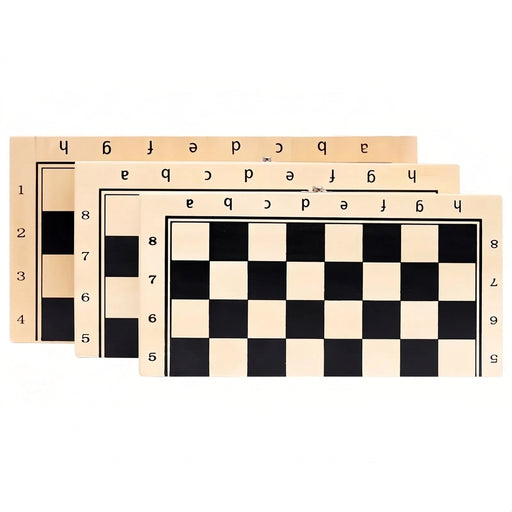 Three-in-One Wooden Game Set — Chess, Checkers & Backgammon, Portable