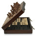 39.3cm / 15.47in Magnetic Wooden Folding Chess Set with 2 Extra Queens – Travel & Tournament