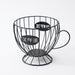 Metal Coffee Capsule Holder – Large Capacity Coffee Cup Pod Organizer (Black or Gold)
