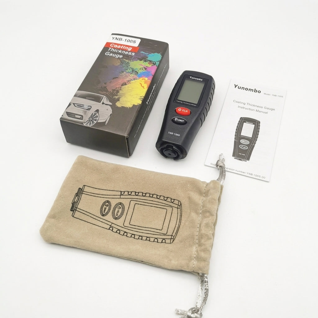 YNB-100S Digital Paint Thickness Gauge with Backlit LCD