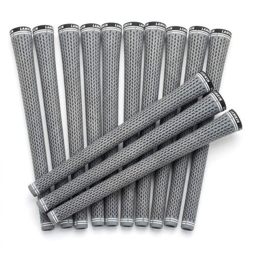10-Pack Natural Rubber Golf Grips – Standard or Midsize, Enhanced Traction