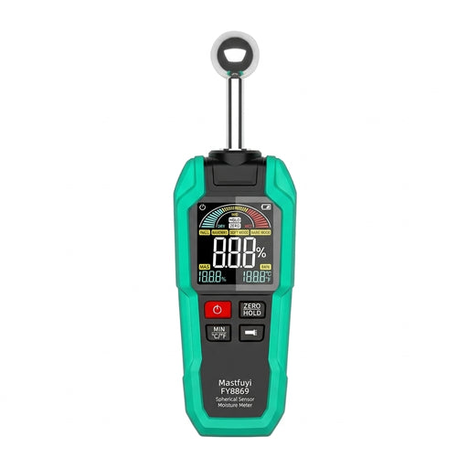 Non-Destructive Moisture Meter with 40mm Detection and TFT Display
