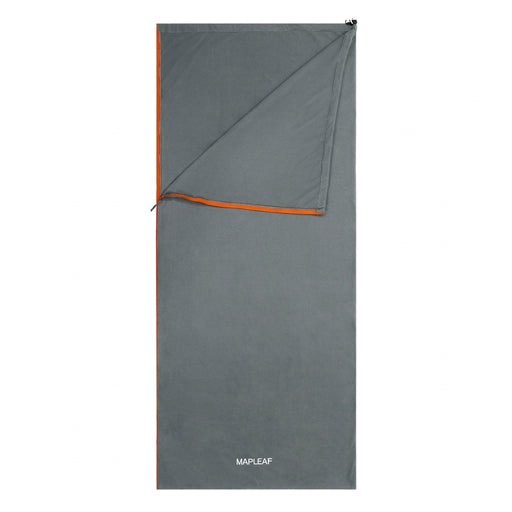 Fleece Sleeping Bag Liner with Full Zip, Washable and Lightweight