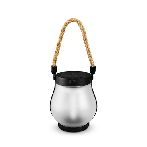 Solar Flame Rope Lantern with Type-C Charging, Flickering Flame Effect and IPX4 Waterproofing