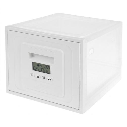 Timer Lock Box with Combination Lock – Dust-Resistant Storage for Snacks and Personal Items