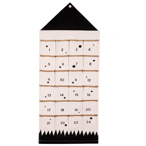 Reusable Christmas Advent Calendar with 24 Pockets – Santa Wall Hanging