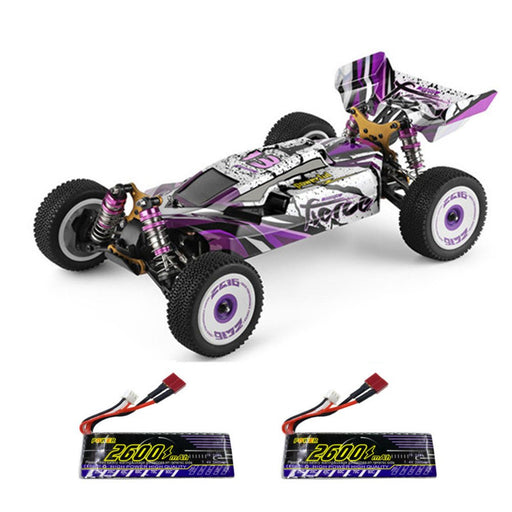 Wltoys 124019 RTR - 2600mAh Upgraded Battery 2.4G 4WD 55km/h Metal Chassis RC Car - Perfect for Enthusiasts and High-Speed Racing Fans - Shopsta EU