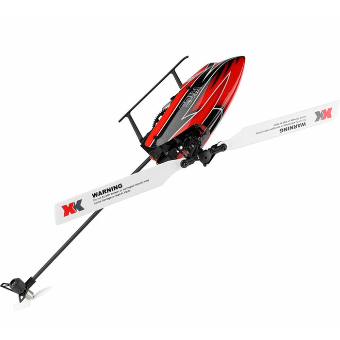 XK K110S 6CH Helicopter - Brushless 3D6G System, RTF Mode 2, FUTABA S-FHSS Compatible - Perfect for RC Enthusiasts and 3D Flying Beginners - Shopsta EU
