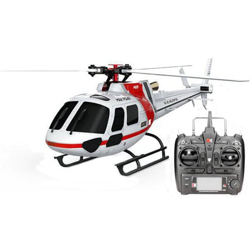 XK K123 6CH AS350 - Brushless Scale RC Helicopter BNF/RTF Mode 2 - Perfect for Remote Control Enthusiasts - Shopsta EU