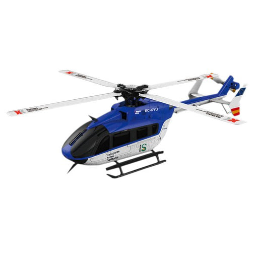 XK K124 EC145 Helicopter - 6CH Brushless 3D6G System, BNF RC Chopper - Perfect for Hobby Enthusiasts & Advanced Flyers - Shopsta EU