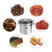 Stainless Steel Coffee Canister with Airtight Lid & CO2 Valve — 1.2L / 1.8L