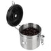Stainless Steel Coffee Canister with Airtight Lid & CO2 Valve — 1.2L / 1.8L